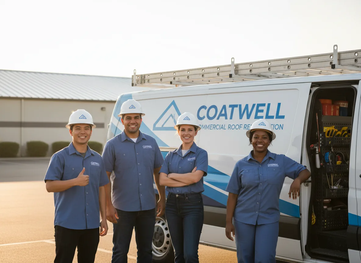 Commercial roof coating company in Oketo, KS